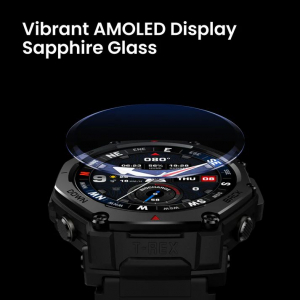 Amazfit T-Rex 3 Pro 48mm okos&oacute;ra Tactical Black (6972596109280)