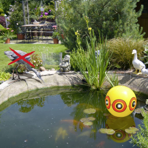 Gardigo Vogel-Reiher-Abwehr Ballon Mad&aacute;rriaszt&oacute; Funkci&oacute;elv Elriaszt&aacute;s Hat&oacute;t&aacute;v 40 m2 2 db (60094OFINT)