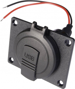 ProCar T&aacute;pell&aacute;t&aacute;s USB C / A kettős aljzat Terhelhetős&eacute;g max.=3.6 A 12 V, 24 V (67342651)
