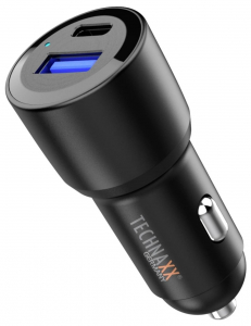 Technaxx Dual Car Charger 60W TX-306 Terhelhetős&eacute;g max.=3 A 12/24 V (5263)