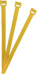 FASTECH&reg; FASTECH T&eacute;pőz&aacute;r k&aacute;belk&ouml;tegelő K&ouml;tegel&eacute;shez Bolyhos &eacute;s horgos f&eacute;l (H x Sz) 250 mm x 13 mm S&aacute;rga 100 db (ETK-3-250-0208-100)