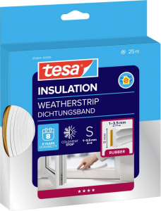 Tesa E-Profil  T&ouml;m&iacute;tőszalag moll Feh&eacute;r (H x Sz) 25 m x 9 mm 25 m (05464-00100-02)