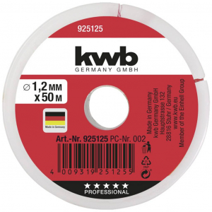 KWB Kőműves zsin&oacute;r 1,2 mm Piros 50 m (925125)