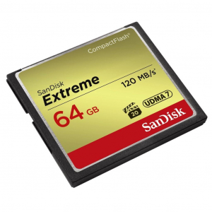 64GB Compact Flash Sandisk Extreme (SDCFXSB-064G-G46 / 124094)