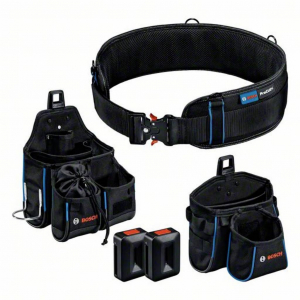Bosch Kit belt 93, GWT 2, GWT 4, 2x holder  Szerelő, Kisiparos Szersz&aacute;mtart&oacute; &ouml;v (1600A0265P)