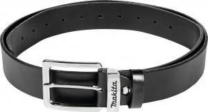 Makita - G&uuml;rtel - M - Leder - Schwarz  Bőr heveder (E-05359)
