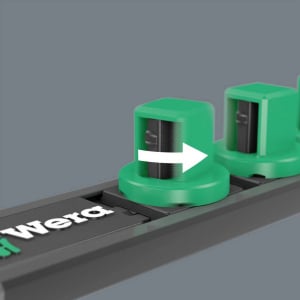 Wera 9600 M&aacute;gneses foglalat szalag csavar&aacute;ssal r&ouml;gz&iacute;t&eacute;sre 1/4 (H x Sz x Ma) 270 x 30 x 30 mm 1 db (05136420001)