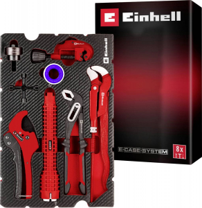Einhell Klempner-Set 8-tlg. Einleger Pad  Bet&eacute;t 8 r&eacute;szes (370527)