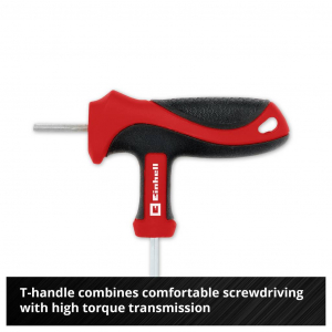 Einhell T-Griff Schraubendreher-Set 9-tlg. Einleger Pad  Bet&eacute;t 9 r&eacute;szes (370526)