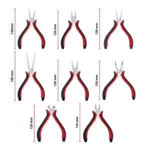 Einhell Elektronik Zangen-Set 8-tlg. Einleger Pad  Bet&eacute;t (370523)