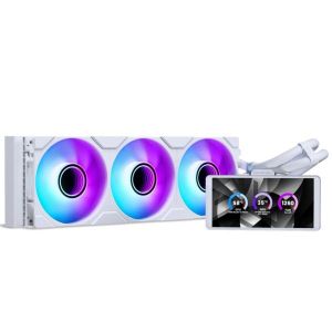 Phanteks GLACIER ONE 360M25 LCD univerz&aacute;lis CPU v&iacute;zhűt&eacute;s feh&eacute;r (PH-GO360M25G2LCD_DWT01)