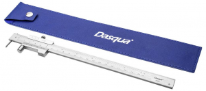Dasqua Tol&oacute;m&eacute;rő (H x Sz) 250 mm x 16 mm Nemesac&eacute;l (2805-0005-A)
