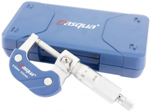 Dasqua Mikrom&eacute;ter 0 - 25 mm Leolvas&aacute;s: 0.01 mm (4111-5205 + 8511-0060)