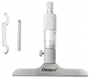 Dasqua M&eacute;lys&eacute;g mikrom&eacute;ter Referenciam&eacute;rettel 0 - 25 mm DIN 863 (4611-8106)