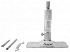 Dasqua M&eacute;lys&eacute;g mikrom&eacute;ter Referenciam&eacute;rettel 0 - 50 mm DIN 863 (4611-8110)
