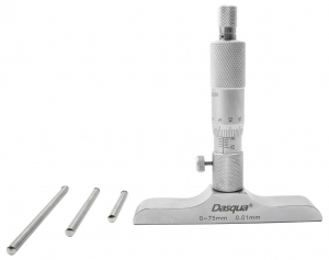 Dasqua M&eacute;lys&eacute;g mikrom&eacute;ter Referenciam&eacute;rettel 0 - 75 mm DIN 863 (4611-8115)