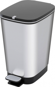 CURVER CHIC BIN STYLE Abfallbeh&auml;lter M [25L], silber  Szemeteskuka Műanyag Ez&uuml;st 1 db (272236)
