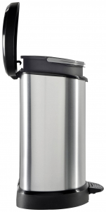CURVER DECO Bin  Szemeteskuka 15 l (Sz x Ma x M&eacute;) 303 x 448 x 268 mm Ez&uuml;st, Fekete 1 db (240568)