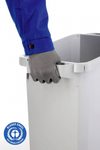 Durable DURABIN ECO  Szemeteskuka 60 l Polipropil&eacute;n (H x Sz x Ma) 282 x 590 x 600 mm Sz&uuml;rke 1 db (1800503050)