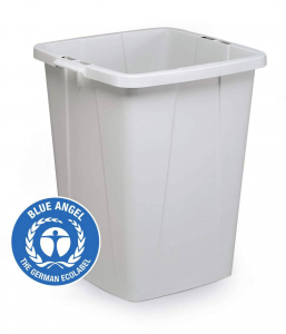 Durable Durabin Eco 90  Szemeteskuka 90 l Műanyag (Sz x Ma x M&eacute;) 520 x 610 x 490 mm Sz&uuml;rke 1 db (1800505050)