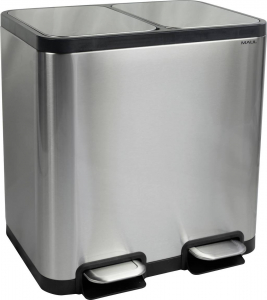Maul Szemeteskuka 40 l Nemesac&eacute;l (Sz x Ma x M&eacute;) 460 x 492 x 378 mm Fekete, Ez&uuml;st 1 db (9502294)