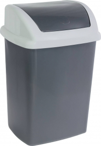 Maul Szemeteskuka 24 l Műanyag (Sz x Ma x M&eacute;) 330 x 590 x 270 mm Sz&uuml;rke 1 db (9522487)