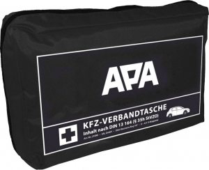 APA Elsőseg&eacute;ly t&aacute;ska Szem&eacute;lyg&eacute;pkocsi (H x Sz x Ma) 25.5 x 25.5 x 7 cm DIN 13164 02-2022 1 db (21090)