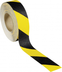 Rocol Cs&uacute;sz&aacute;smentes ragaszt&oacute;szalag fekete / s&aacute;rga (H x Sz) 18.25 m x 50 mm Fekete, S&aacute;rga (RS43543)