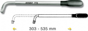 Hazet Teleszk&oacute;pos ker&eacute;kanyakulcs 12,5 mm,  (772)