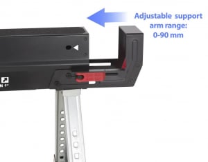 TOOLCRAFT Ac&eacute;l Munkabak Kihajthat&oacute;, &Aacute;ll&iacute;that&oacute; magass&aacute;g 590 kg (Sz x M&eacute;) 1157 mm x 687 mm 9.75 kg 1 db (TO-10311630)