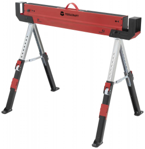 TOOLCRAFT Ac&eacute;l Fűr&eacute;szbak &Aacute;ll&iacute;that&oacute; magass&aacute;g 300 kg (Sz x Ma x M&eacute;) 520 x 620 x 1088 mm 9.3 kg 1 db (TO-7726197)