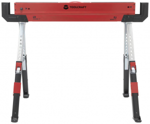 TOOLCRAFT Ac&eacute;l Fűr&eacute;szbak &Aacute;ll&iacute;that&oacute; magass&aacute;g 300 kg (Sz x Ma x M&eacute;) 520 x 620 x 1088 mm 9.3 kg 1 db (TO-7726197)