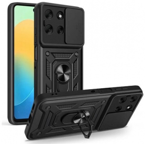 Gigapack Defender Motorola Moto G56 5G (XT2529) tart&oacute;gyűrűs tok fekete (GP-183940)