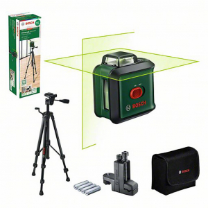 Bosch Home and Garden UniversalLevel 360 Premium-Set Keresztvonalas l&eacute;zer Hat&oacute;t&aacute;v (max.): 12 m (0603663E07)