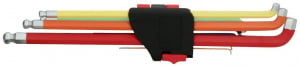 KS Tools 151.4560 Belső hatlap Hajl&iacute;tott csavarh&uacute;z&oacute; k&eacute;szlet 1.5 mm, 2 mm, 2.5 mm, 3 mm, 4 mm, 5 mm, 6 mm, 8 mm, 10 mm 9 r&eacute;szes (1514560)