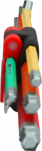 KS Tools 151.4560 Belső hatlap Hajl&iacute;tott csavarh&uacute;z&oacute; k&eacute;szlet 1.5 mm, 2 mm, 2.5 mm, 3 mm, 4 mm, 5 mm, 6 mm, 8 mm, 10 mm 9 r&eacute;szes (1514560)
