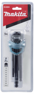 Makita Innensechskantschl&uuml;ssel-Set 9-tlg.  Hatlap kulcs k&eacute;szlet (B-65894)