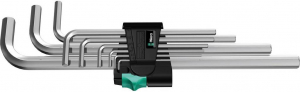 Wera 950 L/9 SM N Belső hatlap Hajl&iacute;tott csavarh&uacute;z&oacute; k&eacute;szlet 1.5 mm, 2 mm, 2.5 mm, 3 mm, 4 mm, 5 mm, 6 mm, 8 mm, 10 mm 9 r&eacute;szes (05021909001)
