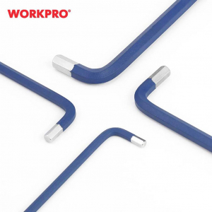 WorkPro K&uuml;lső hatlap, G&ouml;mbfej Csavarh&uacute;z&oacute; k&eacute;szlet 1.5 mm, 2 mm, 2.5 mm, 3 mm, 4 mm, 5 mm, 6 mm, 8 mm, 10 mm 1.5 mm, 2 mm, 2.5 mm, 3 mm, 4 mm, 5 mm, 6 m