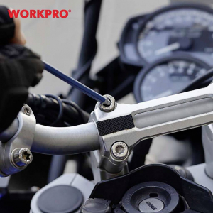 WorkPro K&uuml;lső hatlap, G&ouml;mbfej Csavarh&uacute;z&oacute; k&eacute;szlet 1.5 mm, 2 mm, 2.5 mm, 3 mm, 4 mm, 5 mm, 6 mm, 8 mm, 10 mm 1.5 mm, 2 mm, 2.5 mm, 3 mm, 4 mm, 5 mm, 6 m