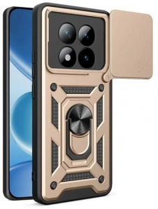 Gigapack Defender Poco M8 Pro tart&oacute;gyűrűs tok aranysz&iacute;nű-fekete (GP-180403)