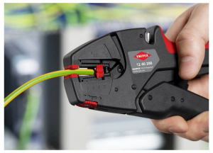 KNIPEX Automatikus vezet&eacute;kcsupaszol&oacute;, blankol&oacute; fog&oacute; 0,03...10 mm2,  (12 40 200)