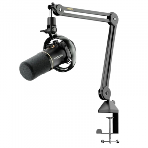 Maono PD200WS Hybrid Vezet&eacute;k N&eacute;lk&uuml;li Podcast Mikrofon RGB + Tart&oacute;kar Kit - Fekete (PD200WS black)