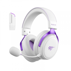 Havit H2015YG Quad-Mode Vezet&eacute;k N&eacute;lk&uuml;li Gamer Fejhallgat&oacute; (H2015YG white+purple)