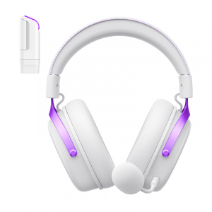 Havit H2015YG Quad-Mode Vezet&eacute;k N&eacute;lk&uuml;li Gamer Fejhallgat&oacute; (H2015YG white+purple)