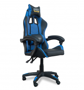 Bandit Gamer sz&eacute;k - fekete/k&eacute;k ( Blue Thunder)