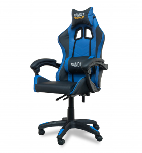 Bandit Gamer sz&eacute;k - fekete/k&eacute;k ( Blue Thunder)