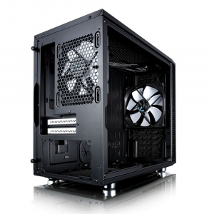 Fractal Design Define Nano S - Window táp nélküli ablakos ITX ház fekete (FD-CA-DEF-NANO-S-BK-W)