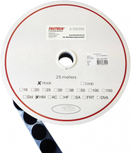 FASTECH&reg; FASTECH T&eacute;pőz&aacute;r pont Felragaszt&aacute;shoz forr&oacute; olvad&eacute;k Horgos f&eacute;l (O) 35 mm Fekete 5 m (T01035999903C105)