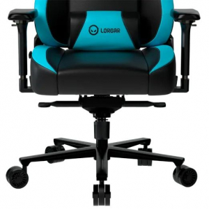 LORGAR Base 311 gaming sz&eacute;k fekete-k&eacute;k (LRG-CHR311BBL)